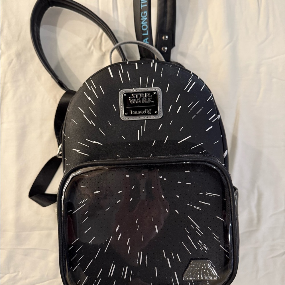 Loungefly Star Wars Black and White Mini Backpack